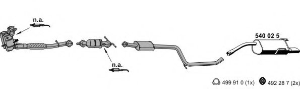 ERNST 110059 Exhaust System